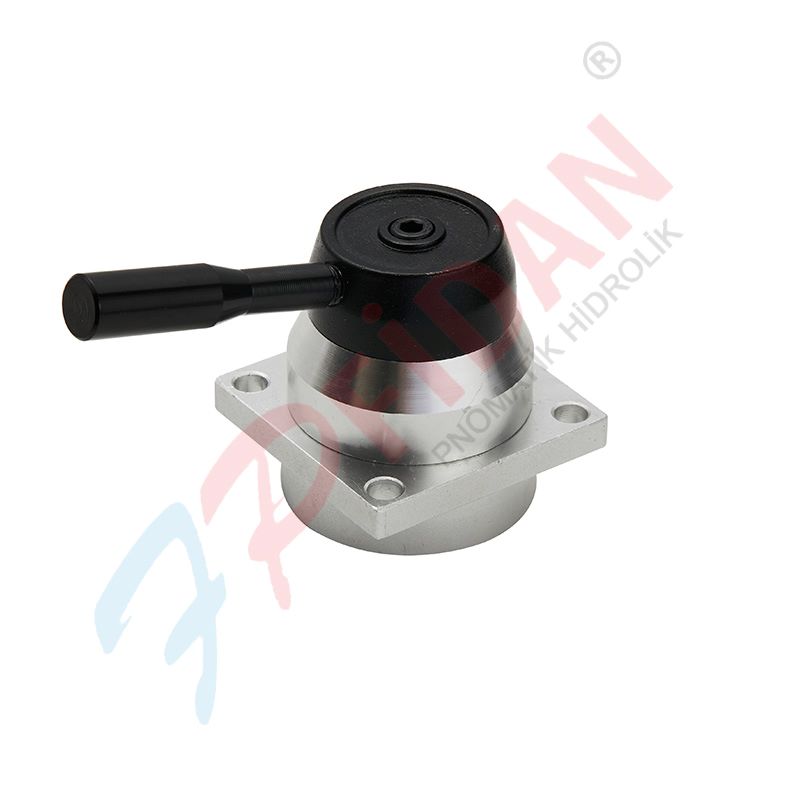 EXPFLEX K34R8-L8  1/4” – 4/3 SAĞ SOL ÇEVİRMELİ KOLLU PNÖMATİK VALF