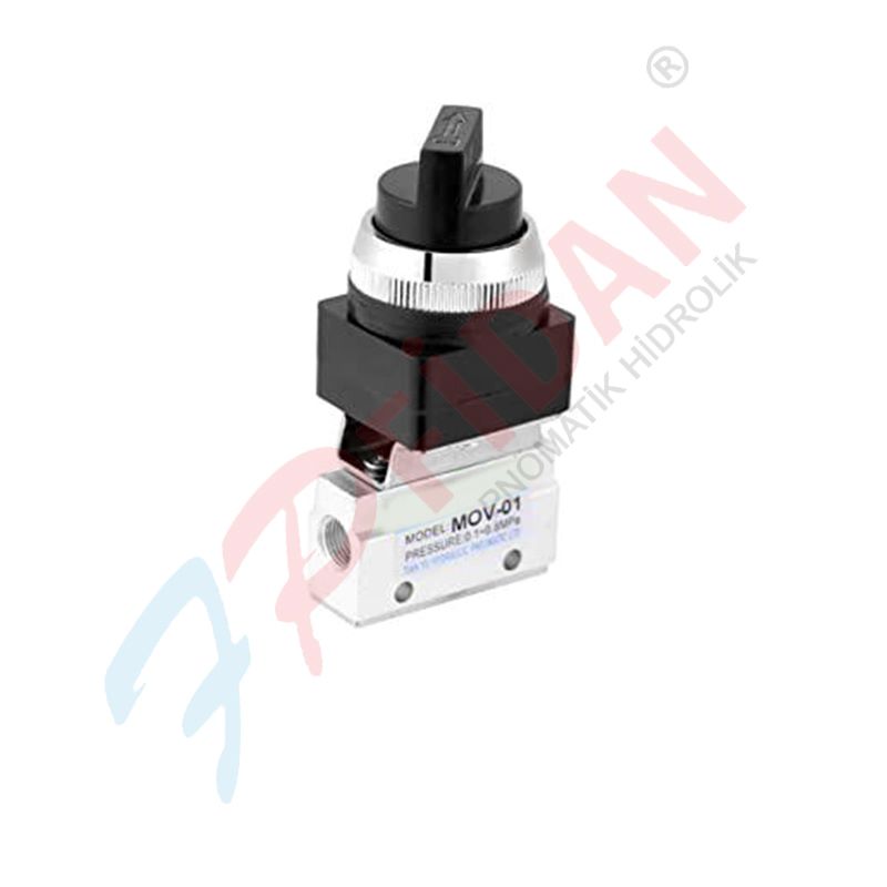 EXPFLEX MOV-01-01 1/8” – 3/2 ÇEVİRME – STOP PNÖMATİK VALF