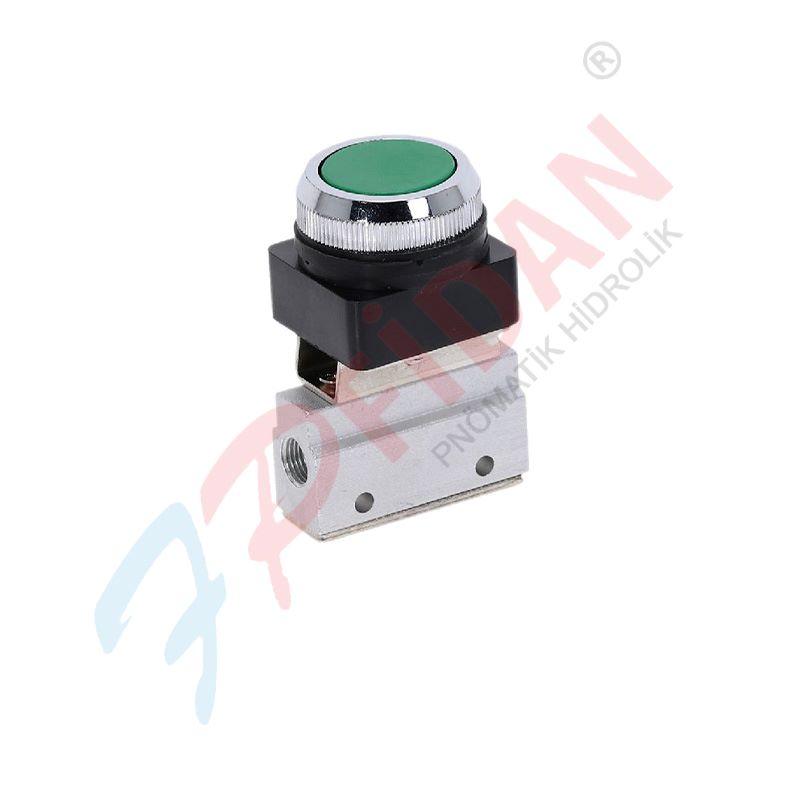 EXPFLEX MOV-04-01 1/8” – 3/2 BUTON – YAY PNÖMATİK VALF