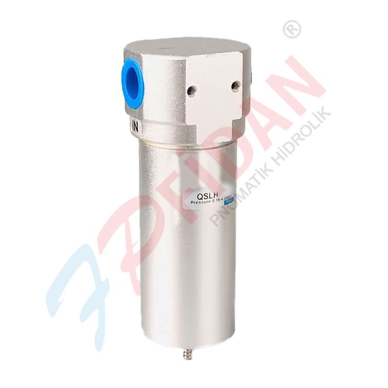 EXPFLEX QSLH-08 1/4” PNÖMATİK FİLTRE YÜKSEK BASINÇLI