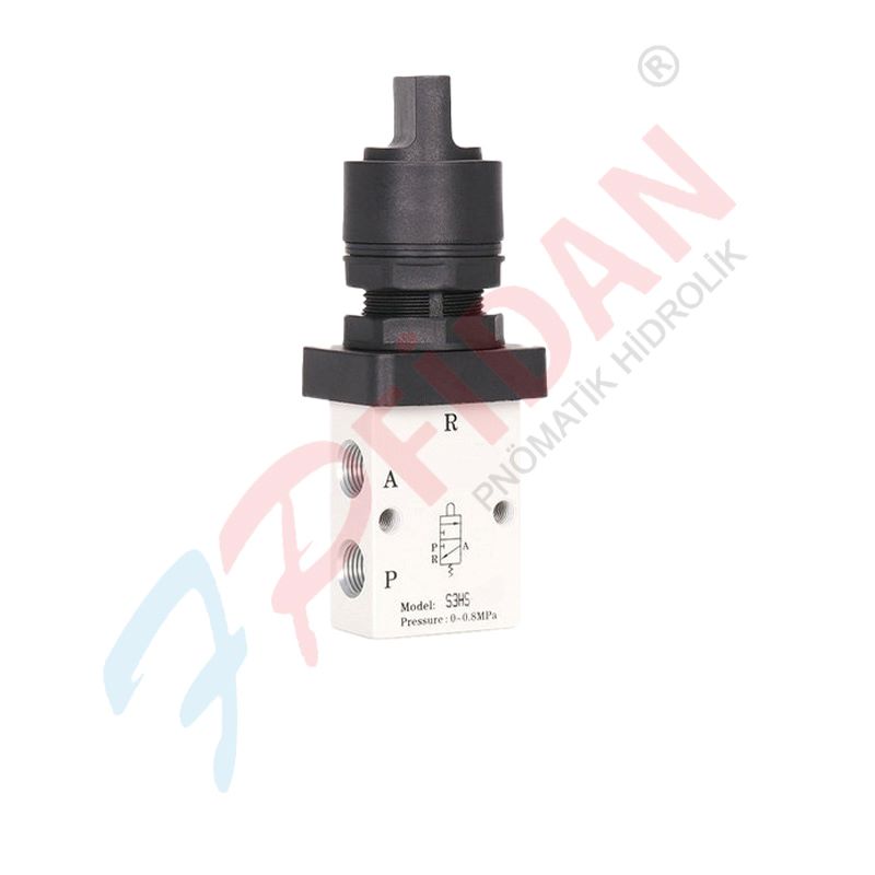 EXPFLEX S3HS-06 1/8” – 3/2 ÇEVİRME – STOP PNÖMATİK VALF