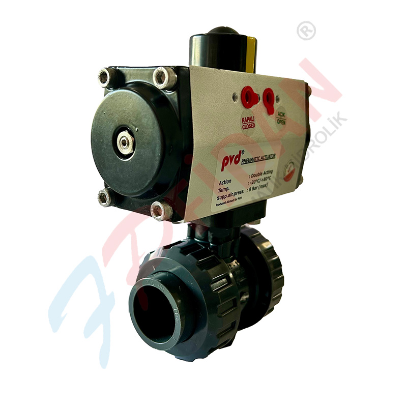 Pvd pnömatik aktüatörlü dn 40 1 1/4
